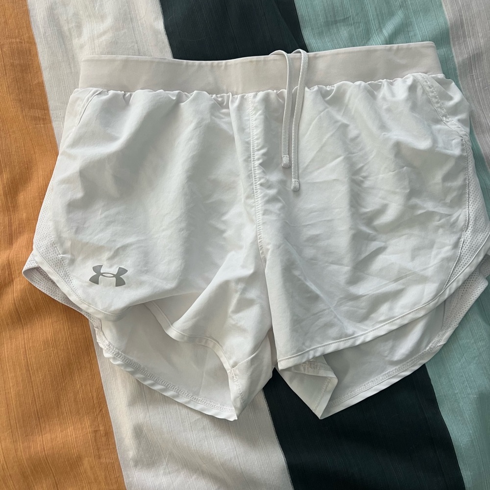 Under armor white shorts
